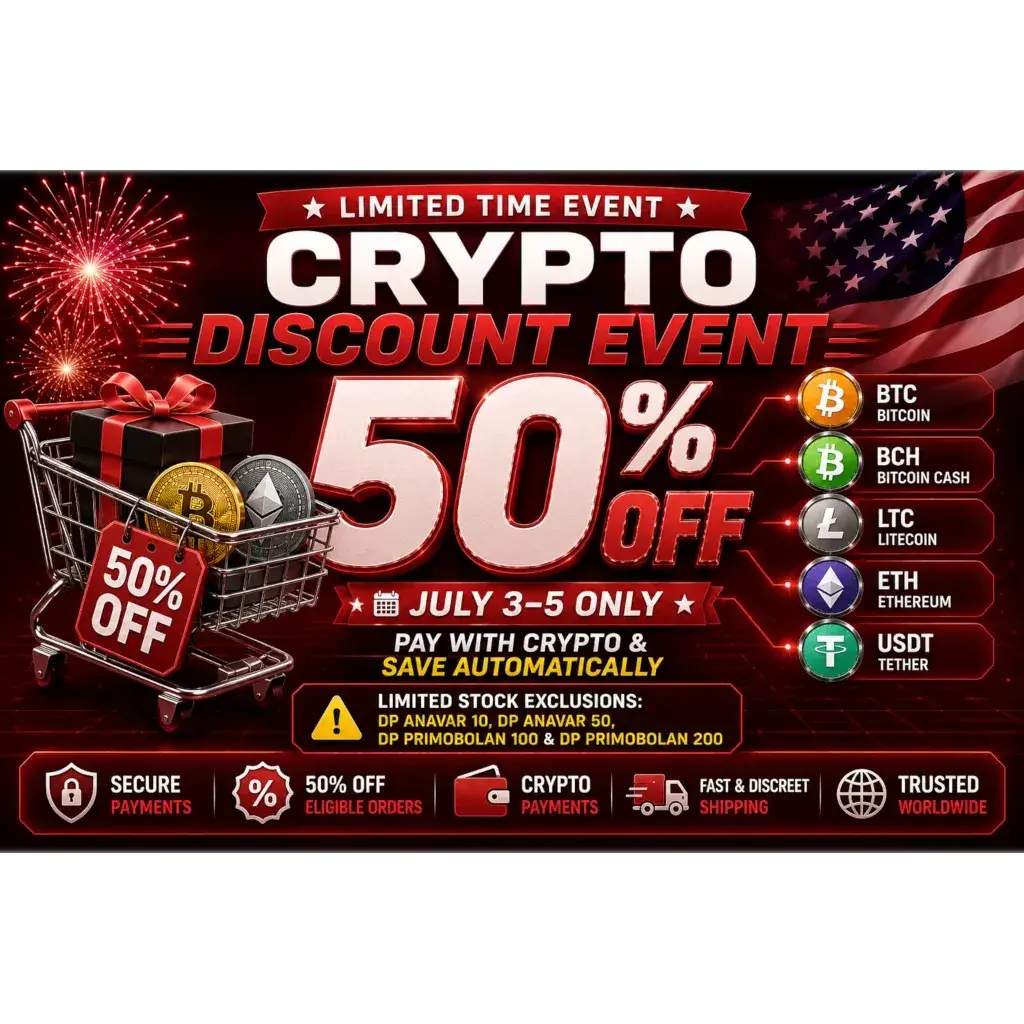 Crypto Discount Event – 50% OFF